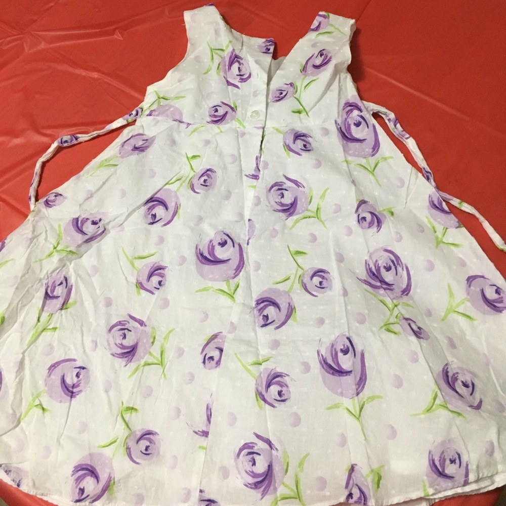 Girls flower dress - Picture 3 of 4
